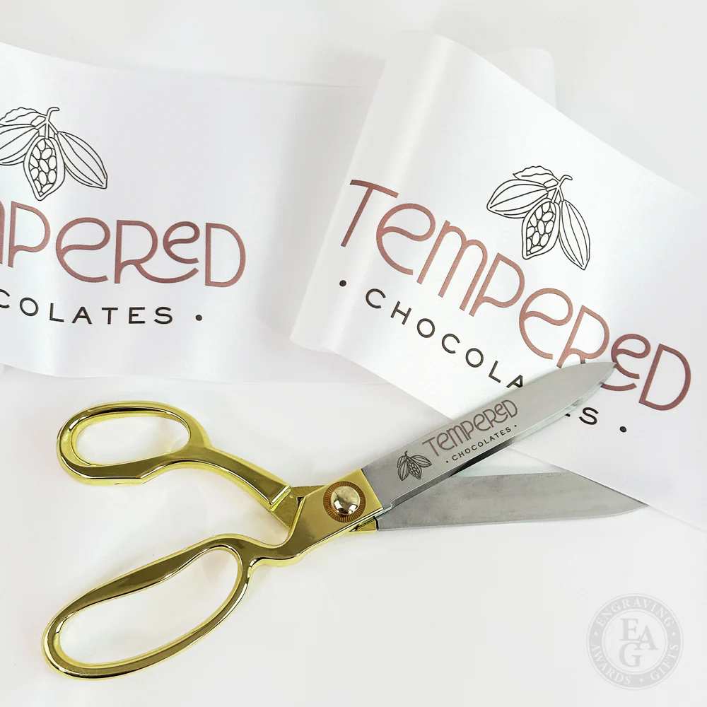 10-1/2" Ceremonial Ribbon Cutting Scissors - Image 19