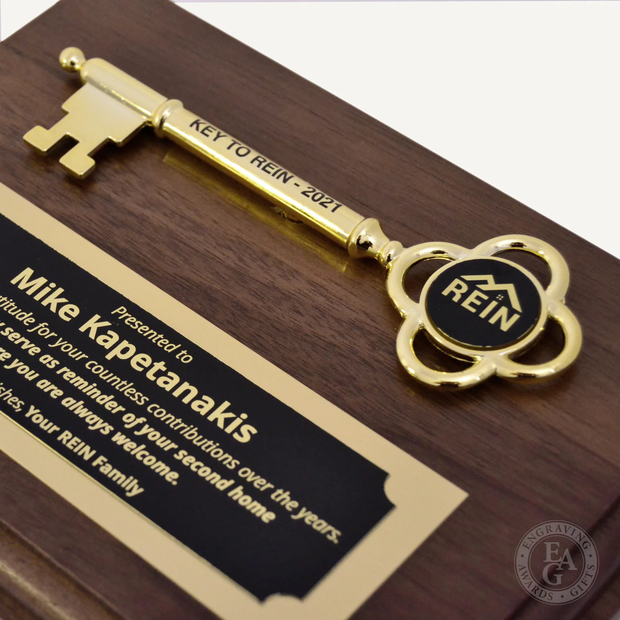 10" x 8" Ceremonial Key Plaque - Image 10