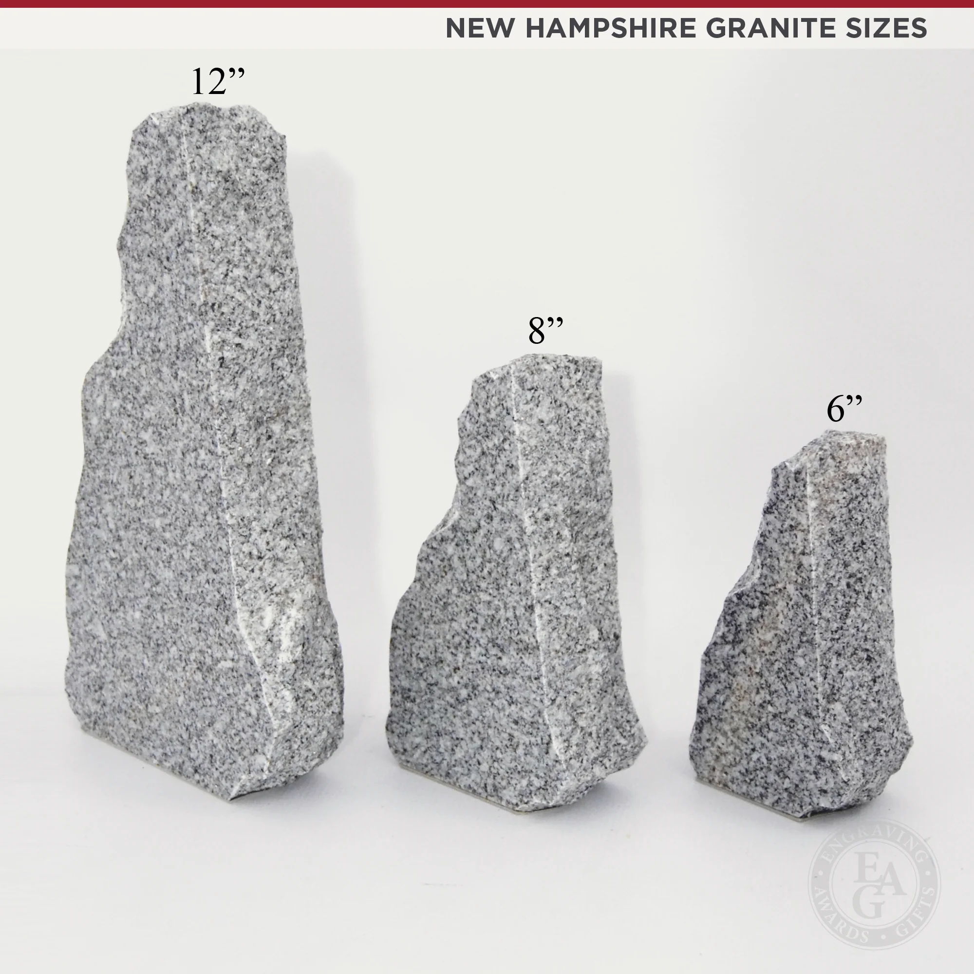 12" New Hampshire Granite Clock Award - Image 7
