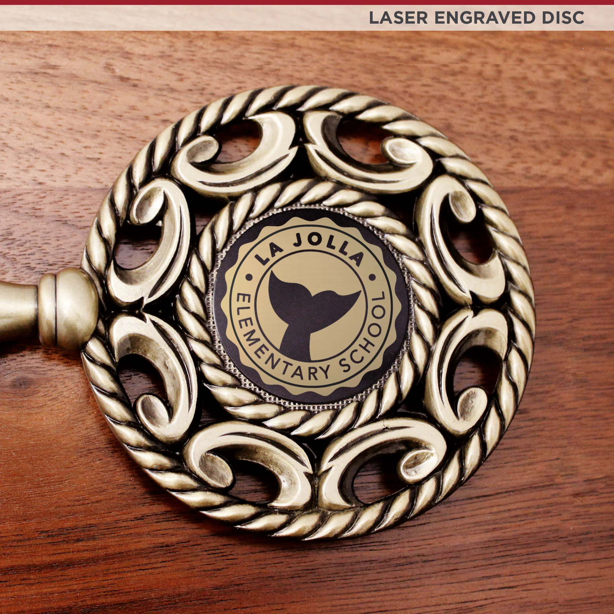 12" x 9" Ceremonial Key Plaque - Image 4