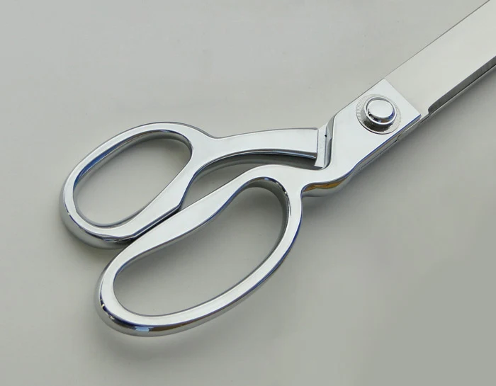 15" Chrome Plated Ceremonial Ribbon Cutting Scissors - Image 6