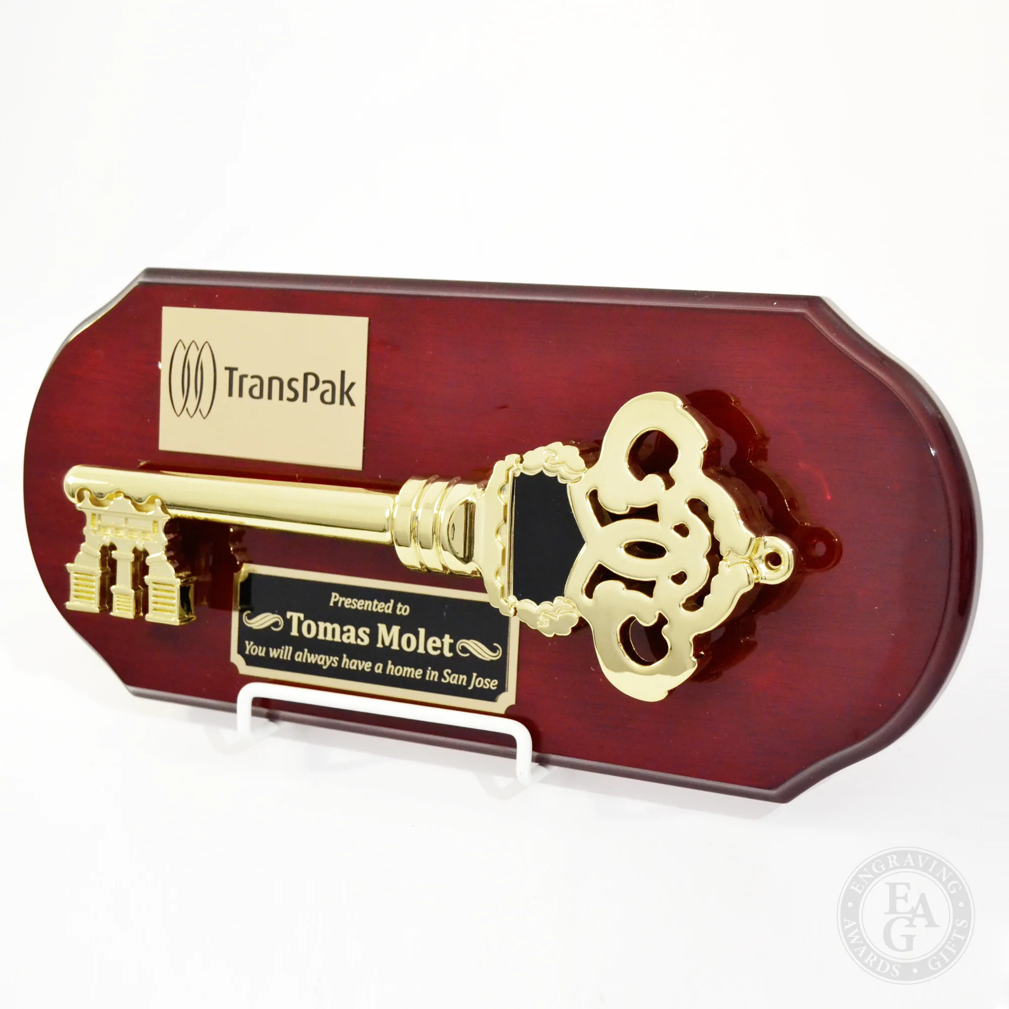 16" x 7" Ceremonial Key Plaque - Image 4