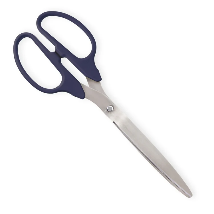 25" Navy Blue Ribbon Cutting Scissors with Silver Blades - Image 4