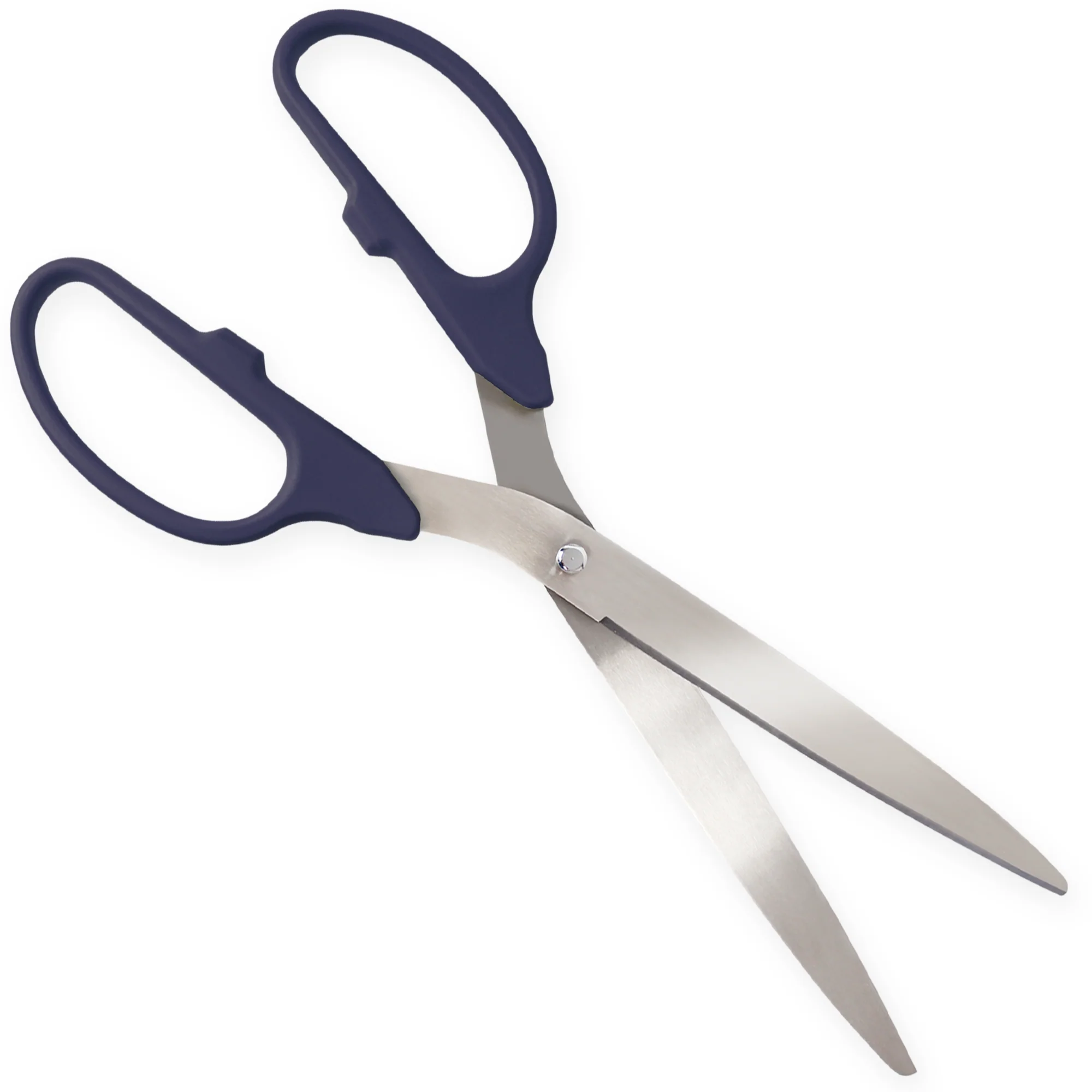 25" Navy Blue Ribbon Cutting Scissors with Silver Blades - Image 5