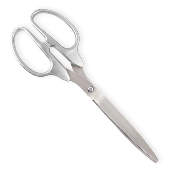 25" Silver Ribbon Cutting Scissors with Silver Blades - Image 4