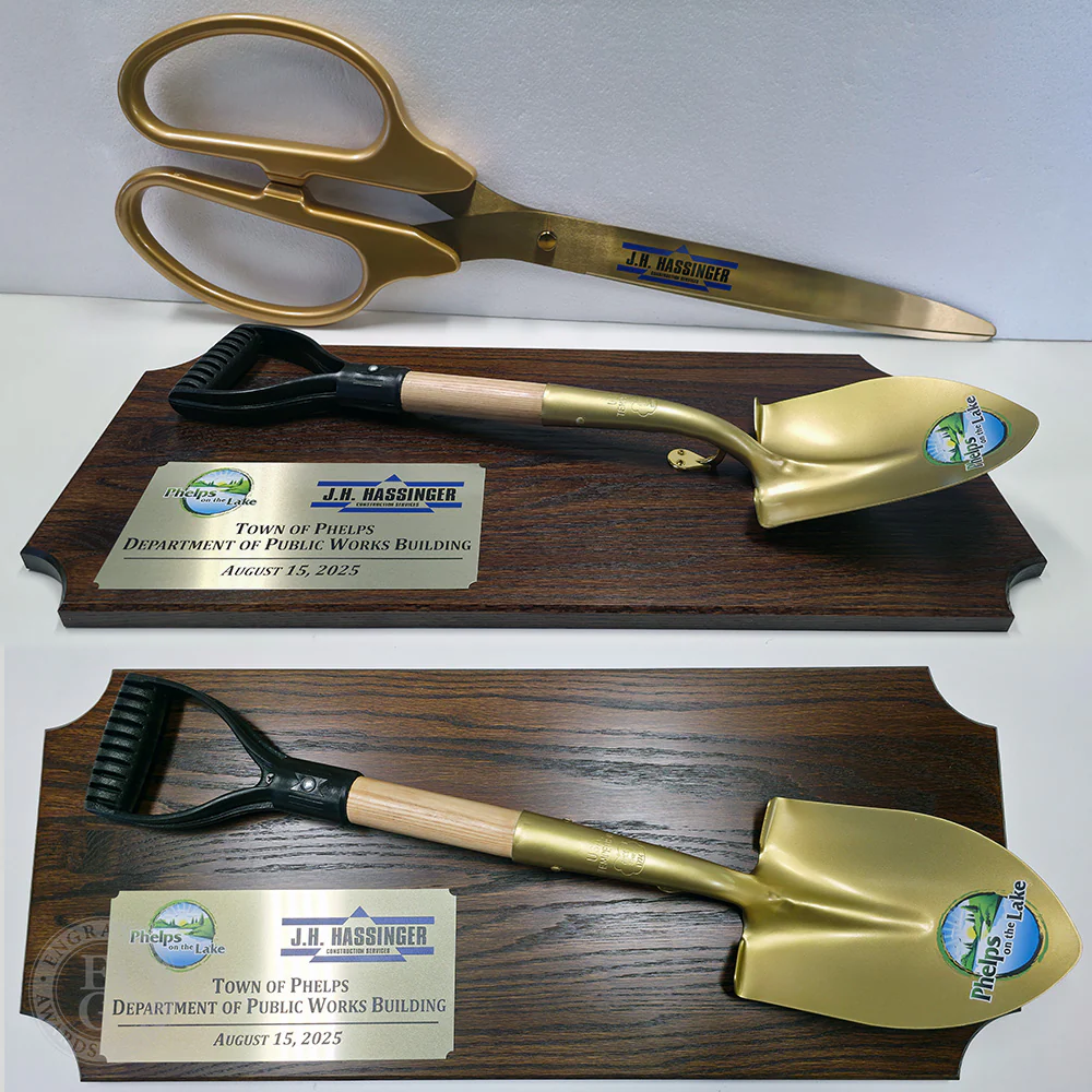 28" x 12" Small Shovel Plaque - Image 7