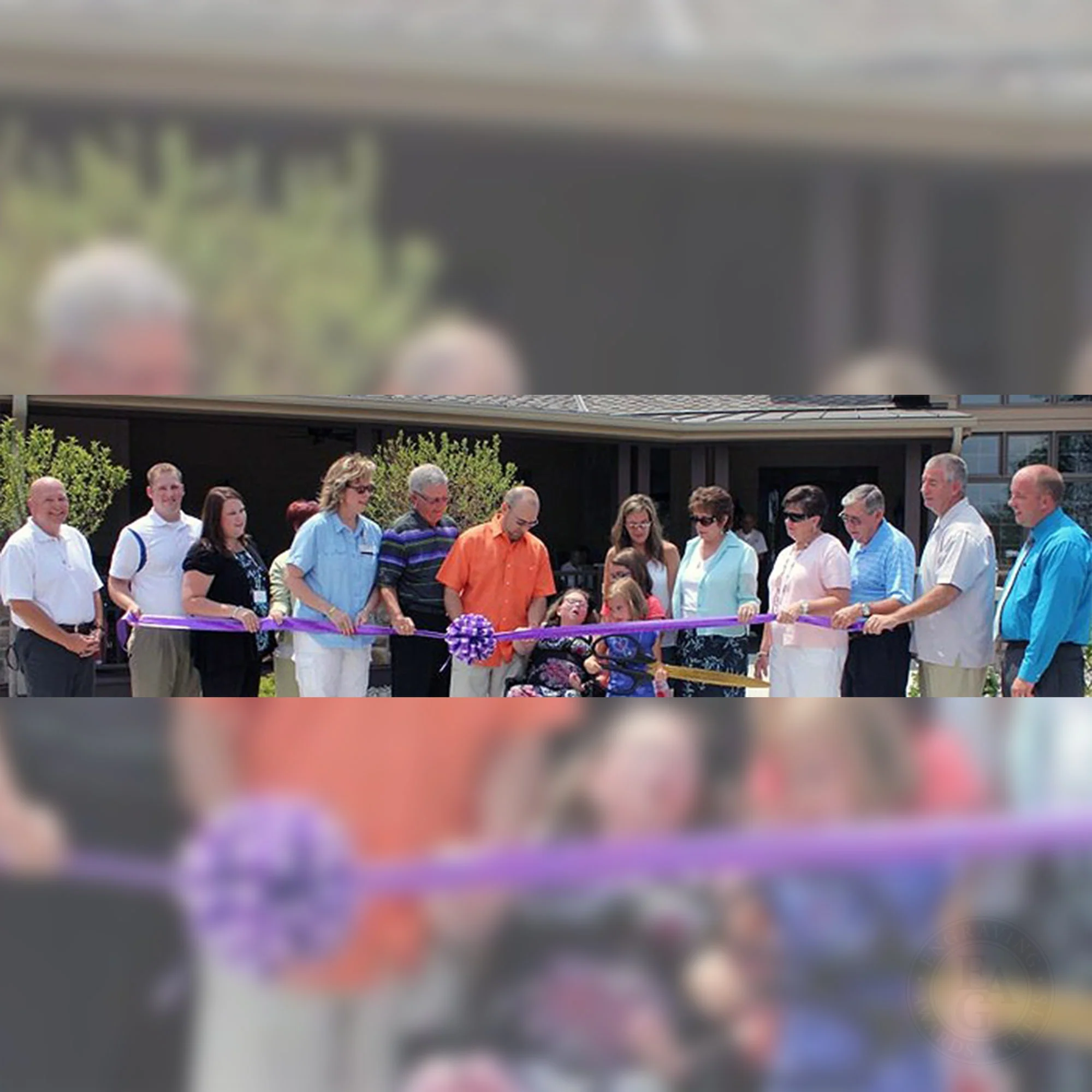 36" Black Ribbon Cutting Scissors with Gold Blades - Image 22