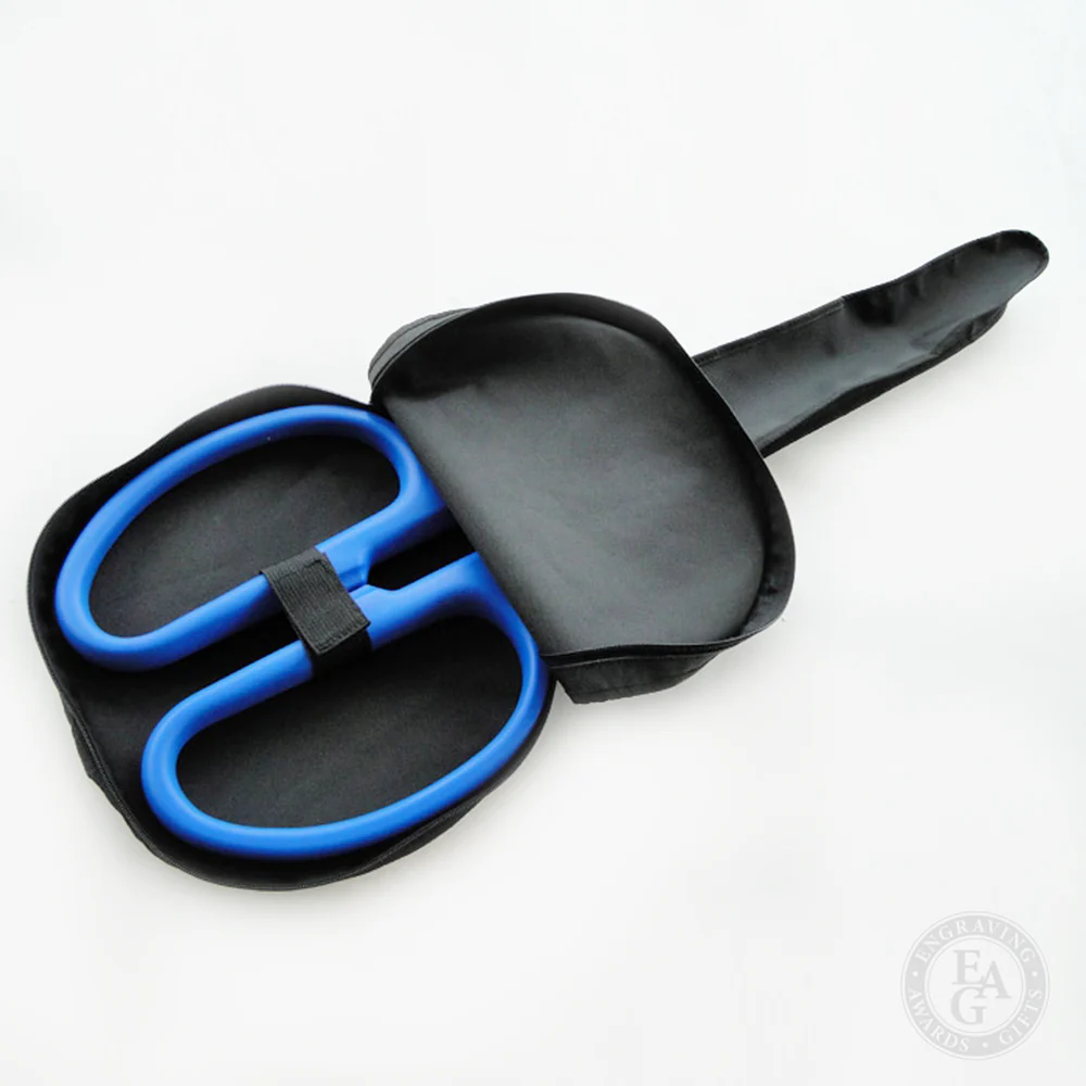 36" Blue Ribbon Cutting Scissors with Gold Blades - Image 13