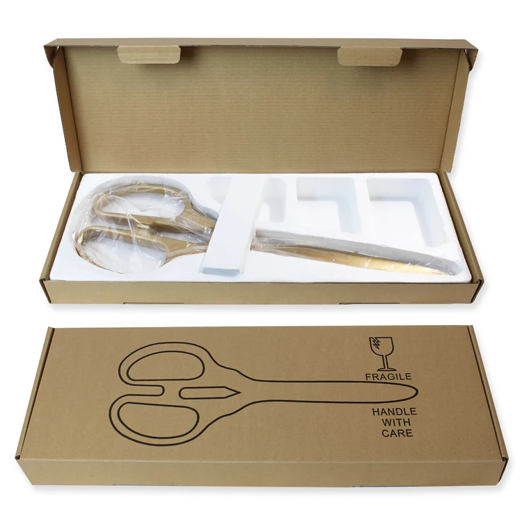 36" Gold Ribbon Cutting Scissors with Gold Blades - Image 10