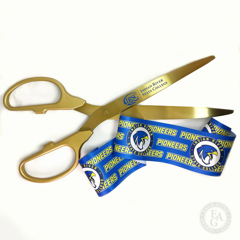 36" Gold Ribbon Cutting Scissors with Gold Blades - Image 21