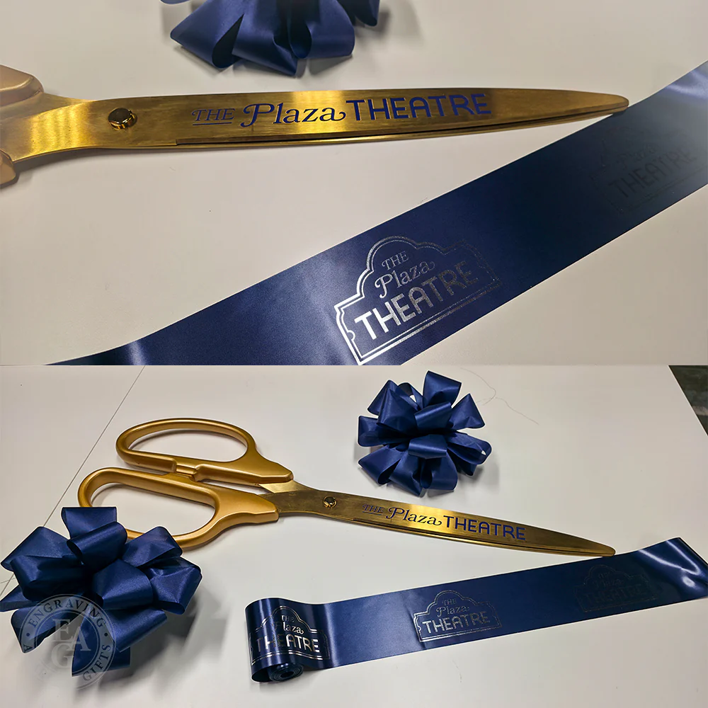 36" Gold Ribbon Cutting Scissors with Gold Blades - Image 22