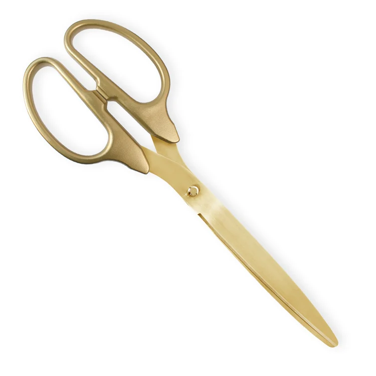 36" Gold Ribbon Cutting Scissors with Gold Blades - Image 3