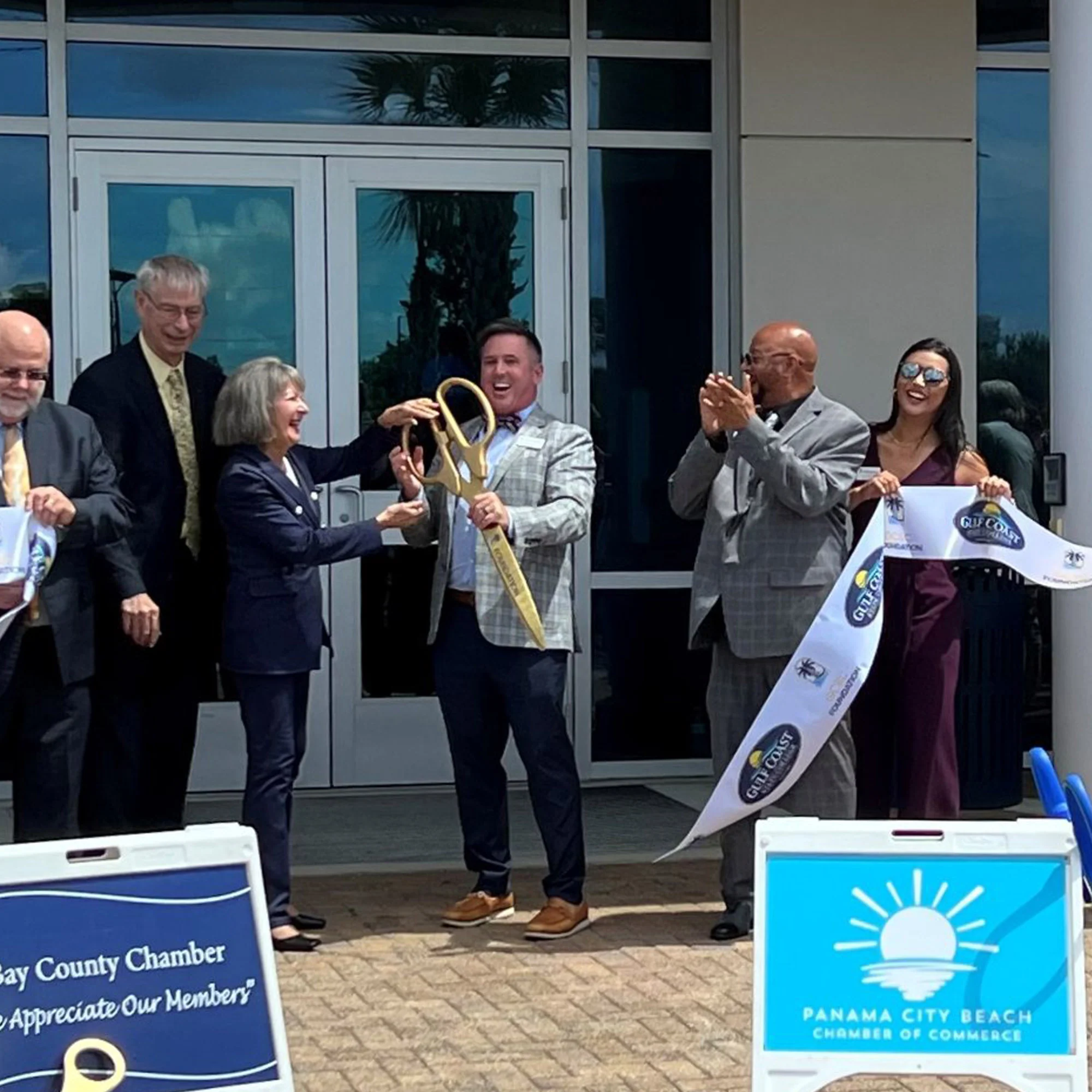 36" Gold Ribbon Cutting Scissors with Gold Blades - Image 32