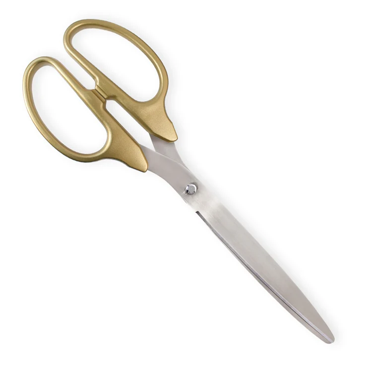 36" Gold Ribbon Cutting Scissors with Silver Blades - Image 5