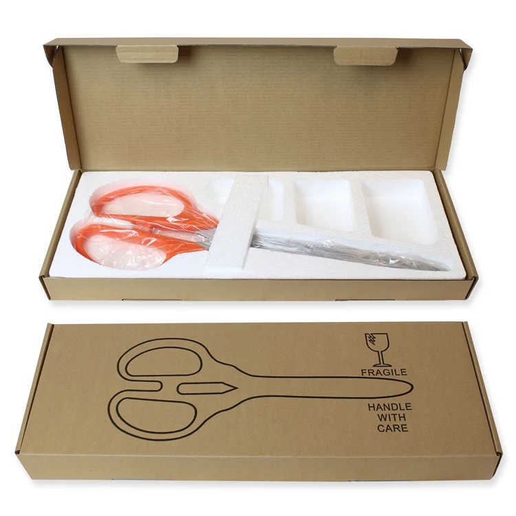 36" Orange Ribbon Cutting Scissors with Silver Blades - Image 12