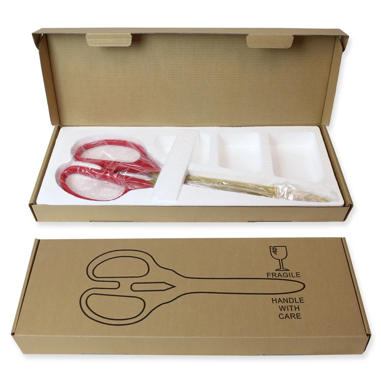 36" Red Ribbon Cutting Scissors with Gold Blades - Image 18