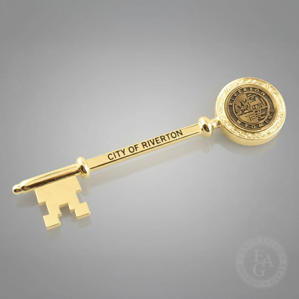 3D Die Cast Ceremonial Key with Insert - Image 11
