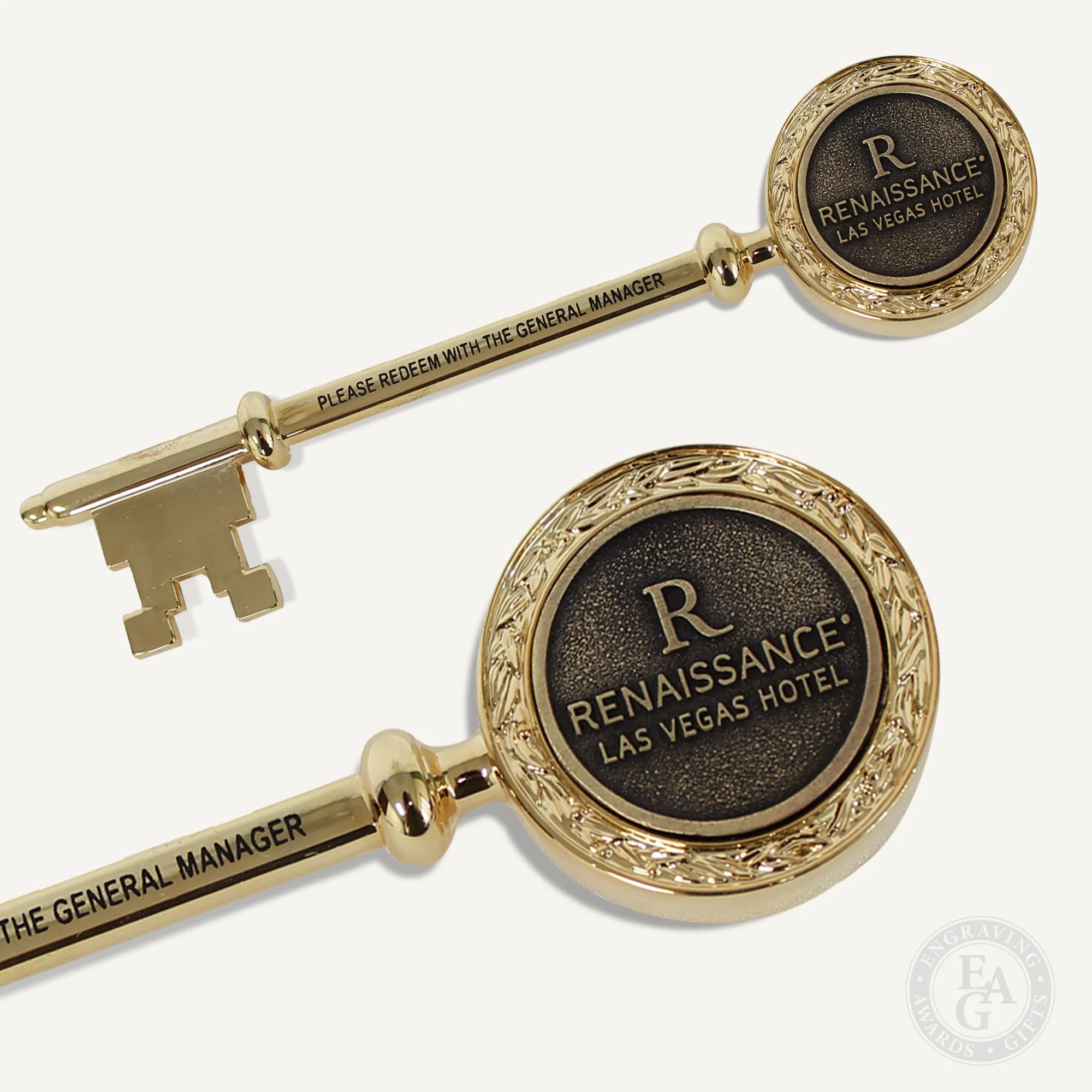 3D Die Cast Ceremonial Key with Insert - Image 3