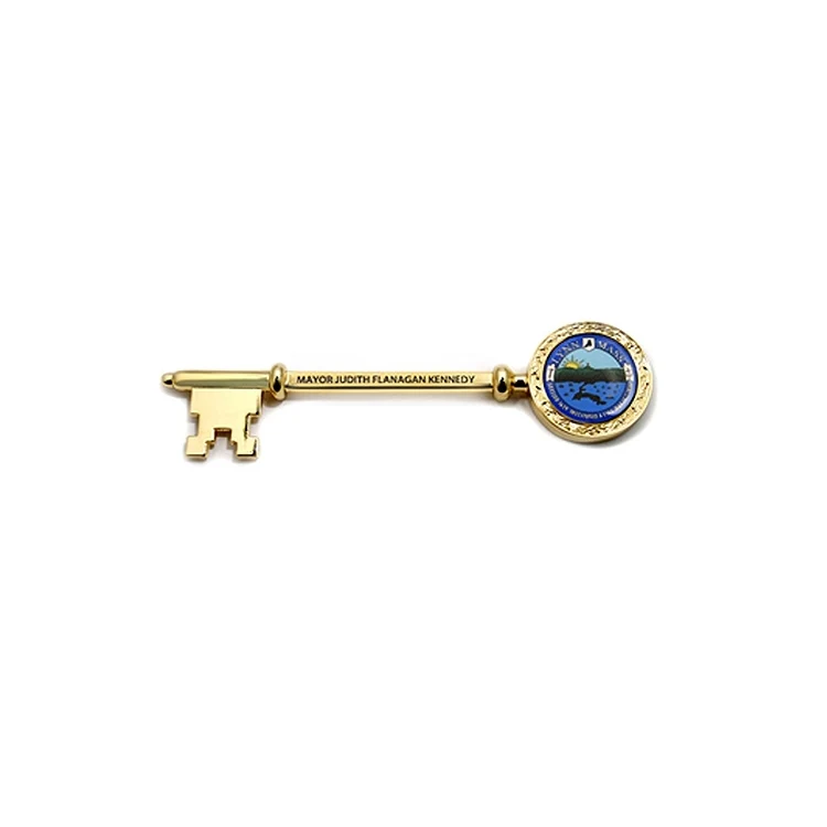 3D Die Cast Ceremonial Key with Insert - Image 4