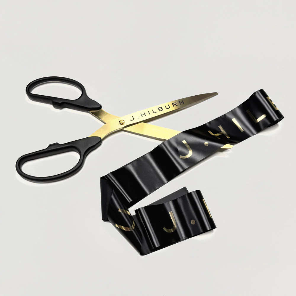 4" Wide Metallic Gold Printed Ribbon - Image 28