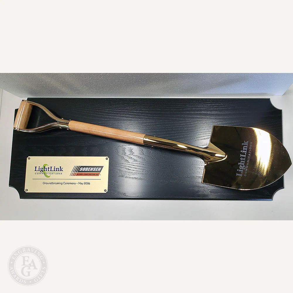 42" x 16" Full Size Shovel Plaque - Black Finish - Image 5
