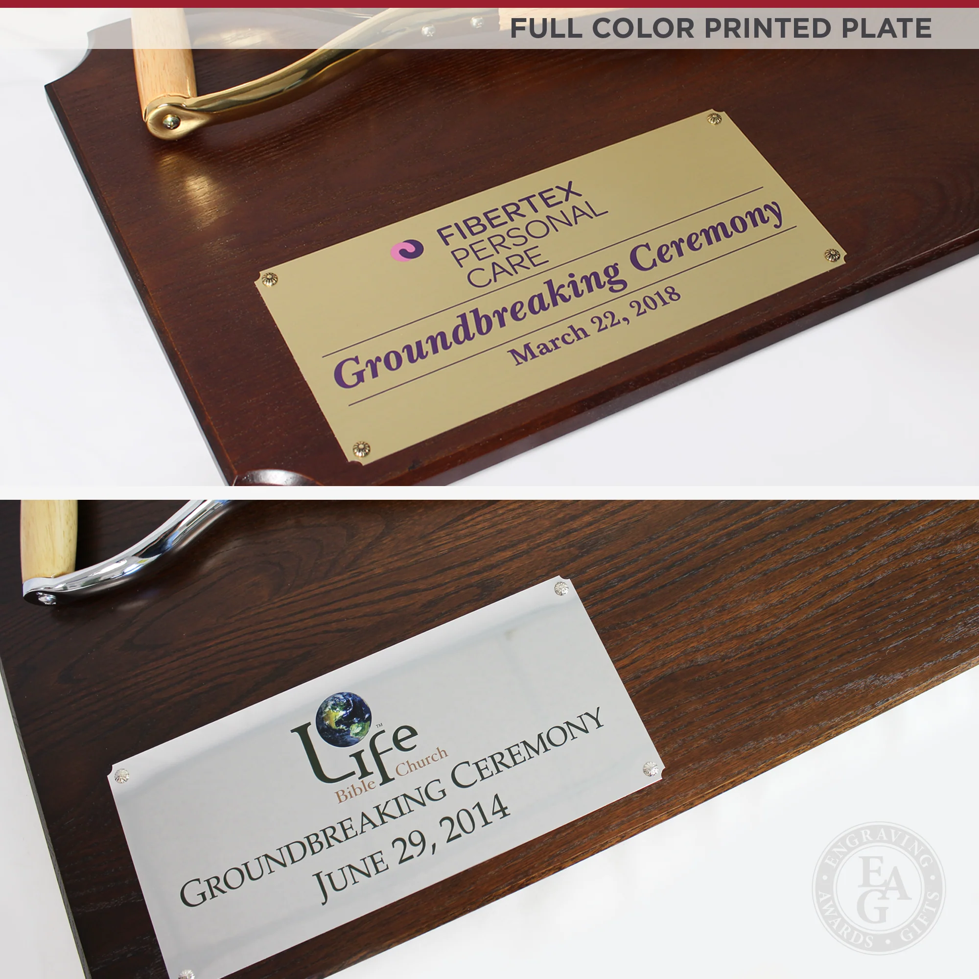 42" x 16" Full Size Shovel Plaque - Image 3