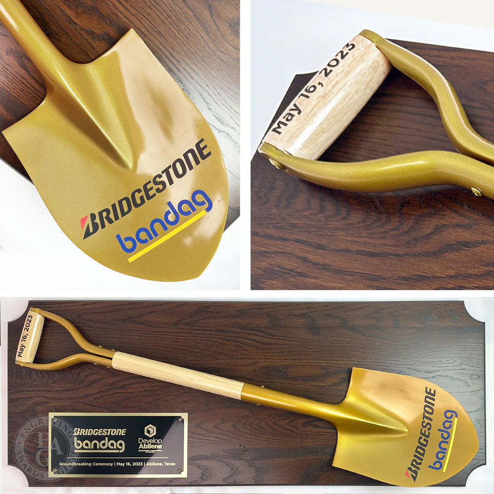 42" x 16" Full Size Shovel Plaque - Image 6