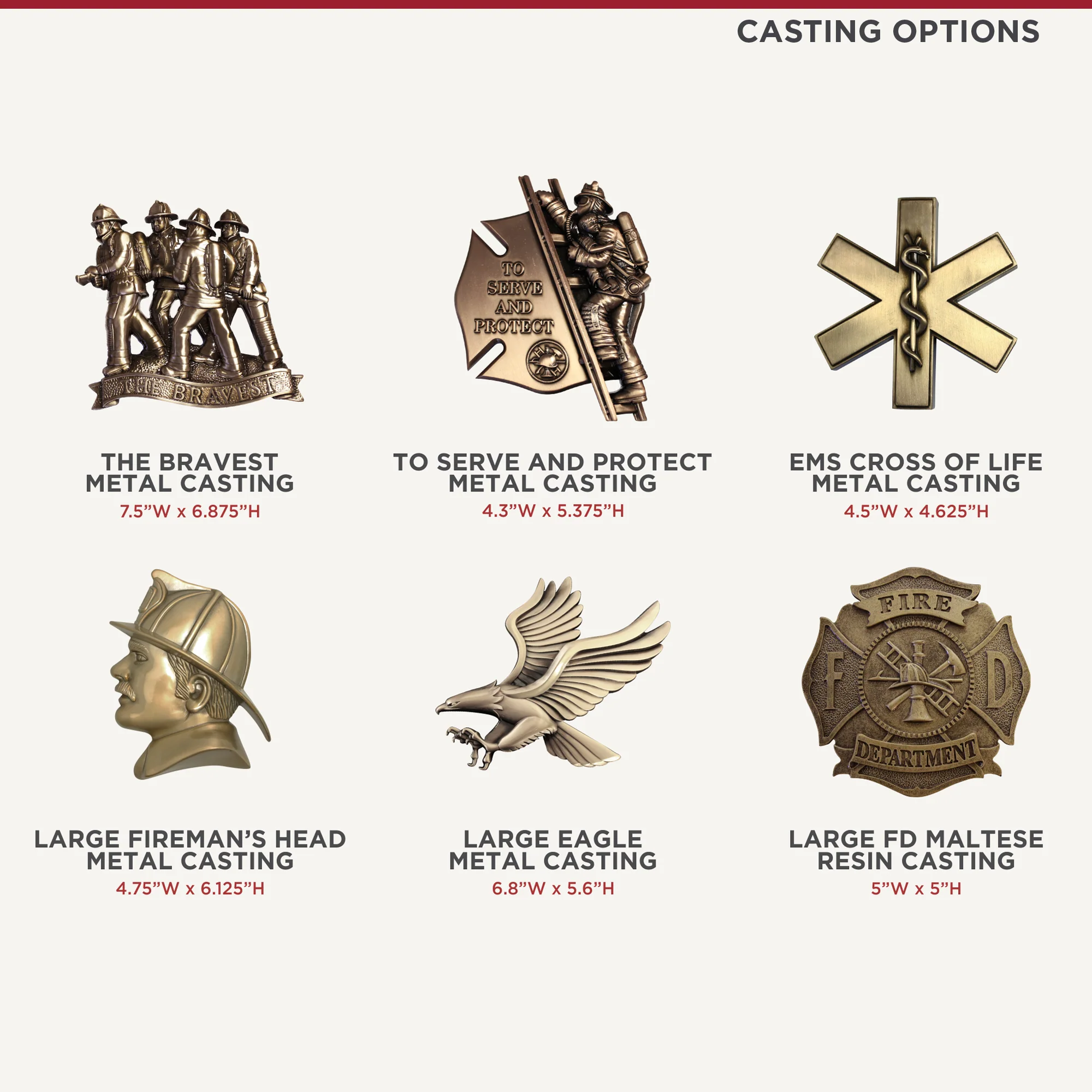 42x16 Oak Firefighter Award Plaque - Gold Axe - Image 11