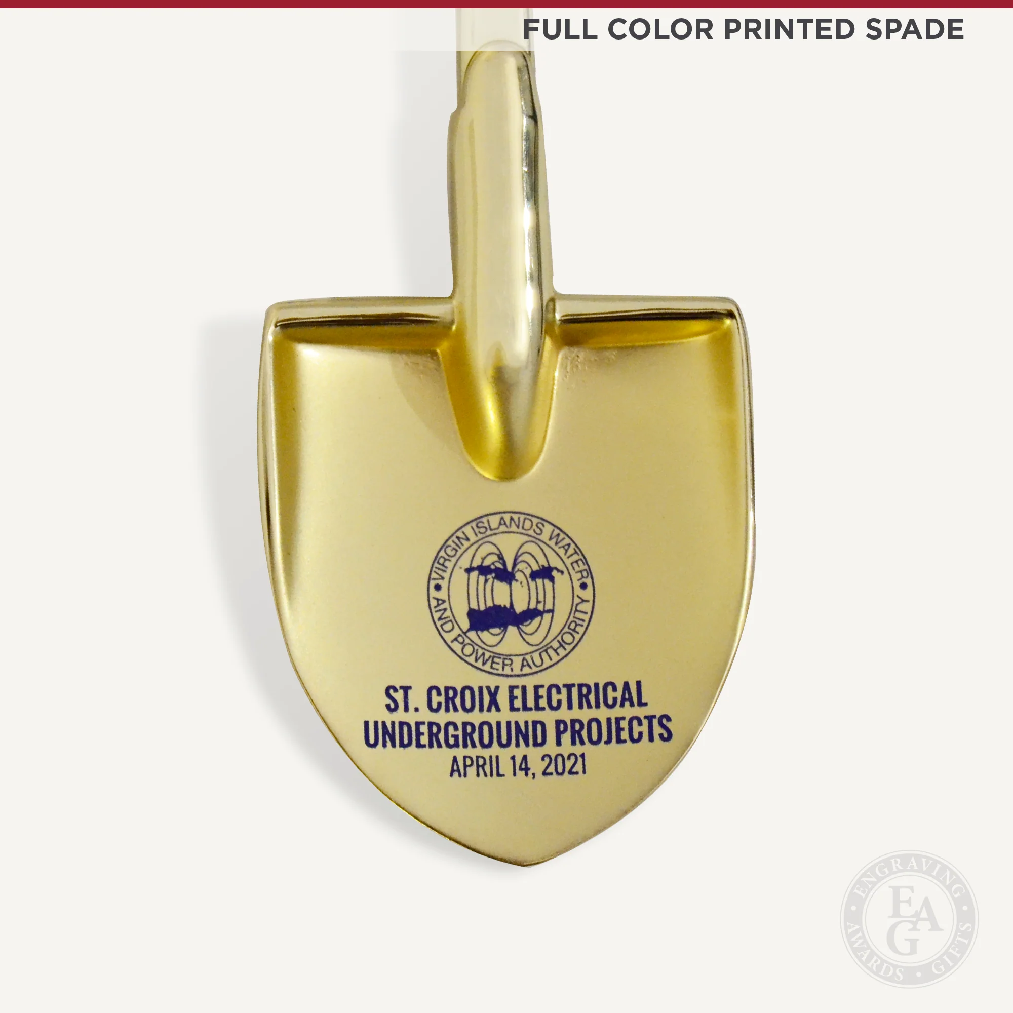 6-3/4" Bright Finish Miniature Shovel - Image 4