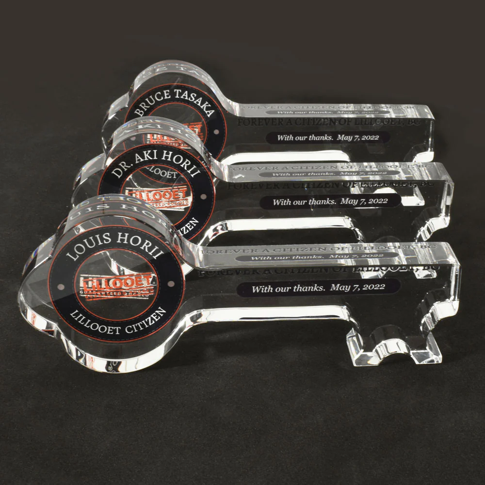 6-3/4" Ceremonial Key to the City - Crystal - Image 2
