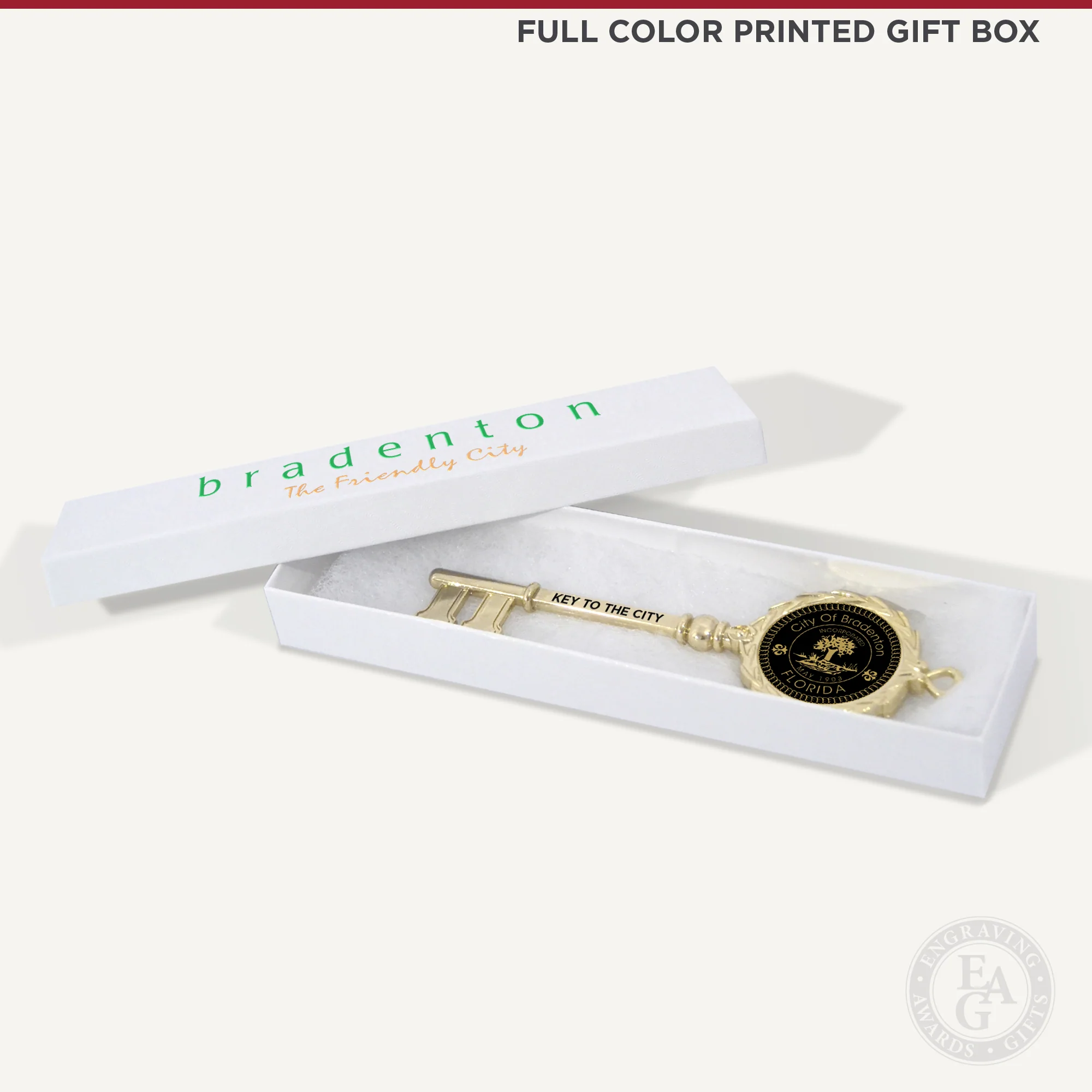 6" Gold Plated Ceremonial Key - Image 5