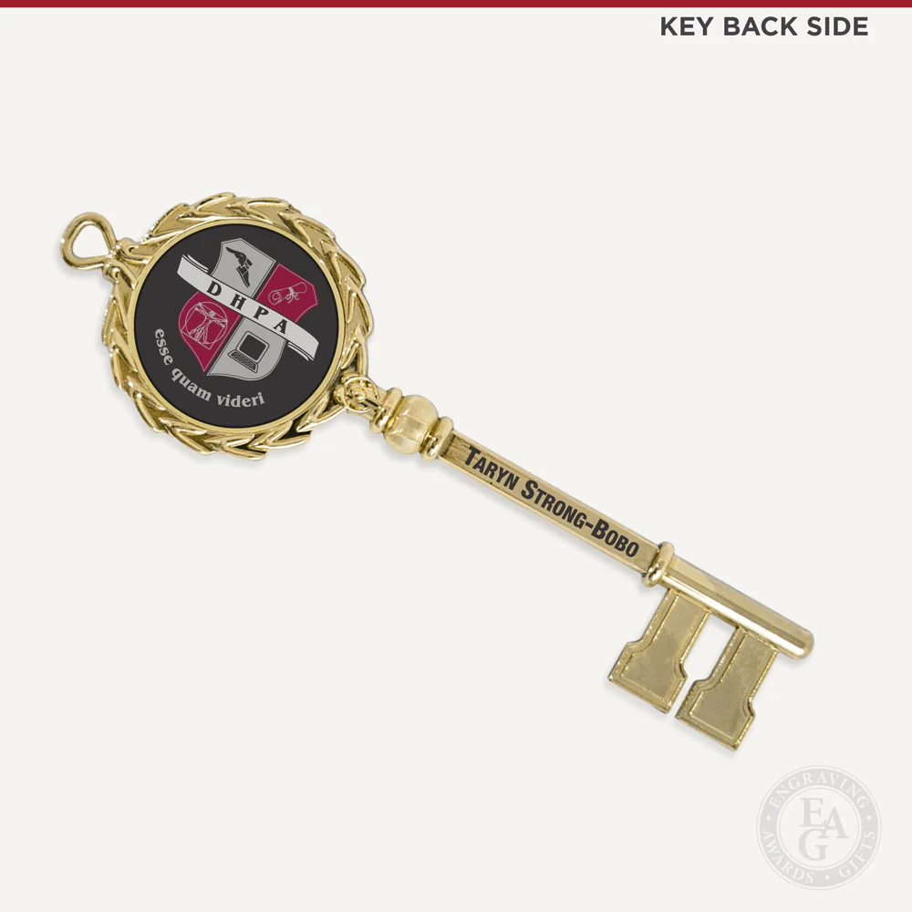 6" Gold Plated Ceremonial Key - Image 9