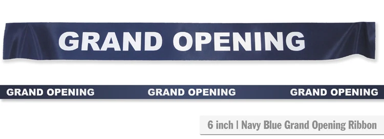 6" Wide GRAND OPENING Ribbon - Image 10