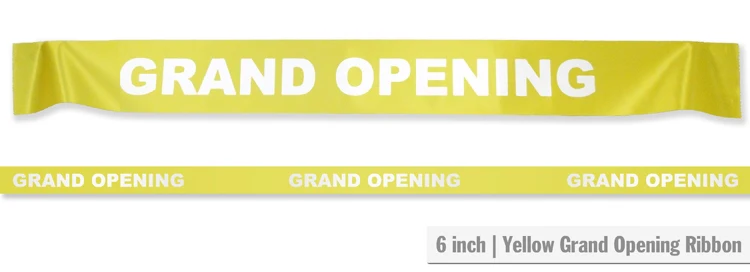 6" Wide GRAND OPENING Ribbon - Image 13