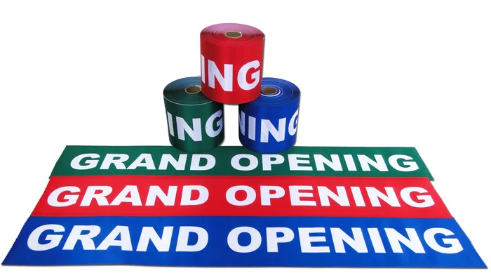 6" Wide GRAND OPENING Ribbon - Image 3