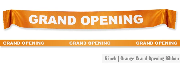 6" Wide GRAND OPENING Ribbon - Image 5
