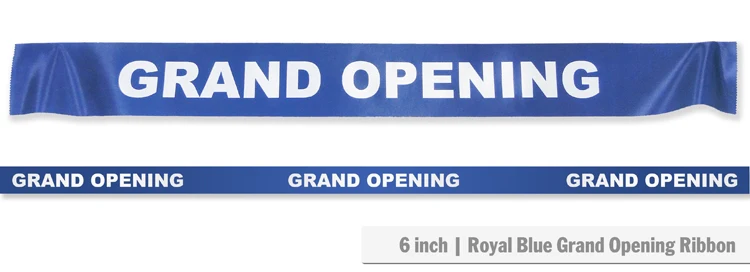 6" Wide GRAND OPENING Ribbon - Image 9