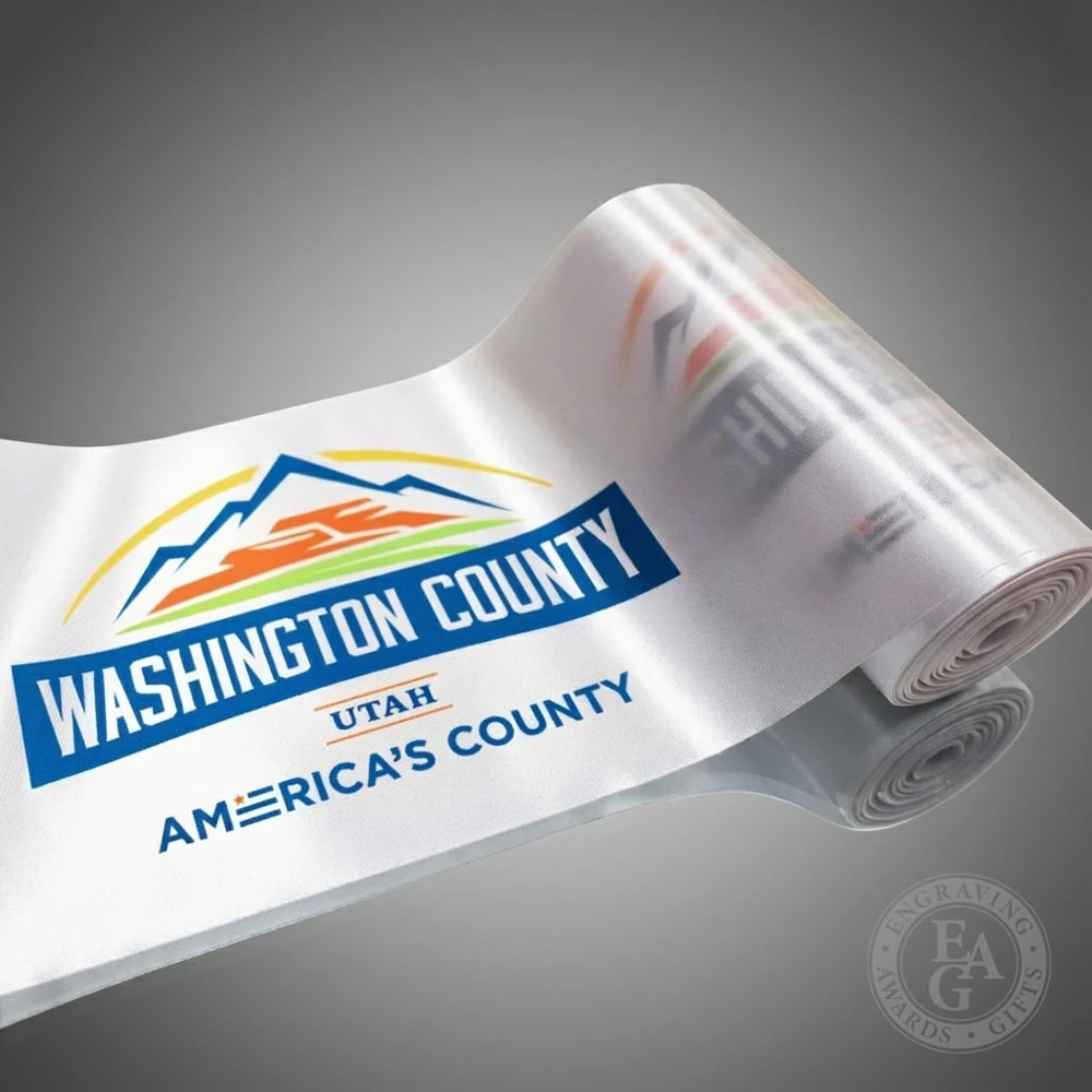 8" Custom Full Color Printed Ribbon - Image 26