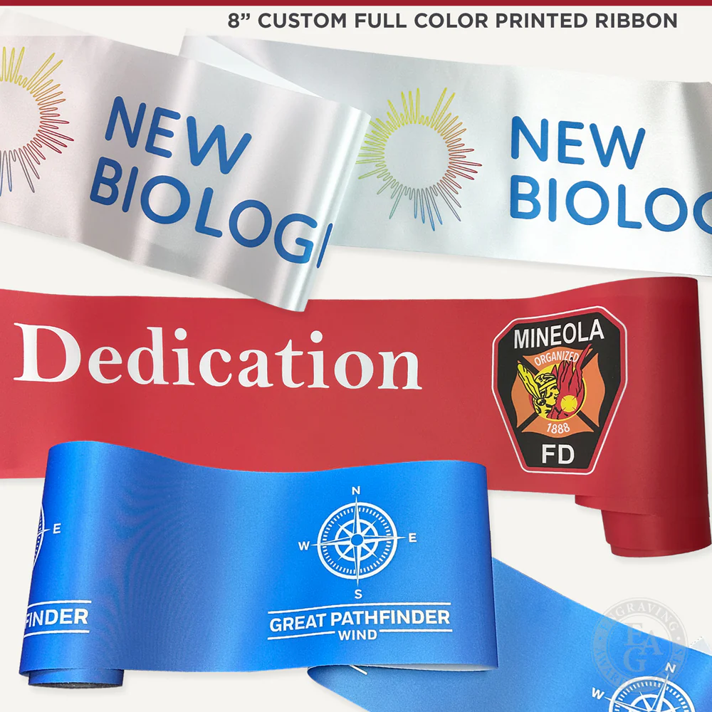 8" Custom Full Color Printed Ribbon - Image 8