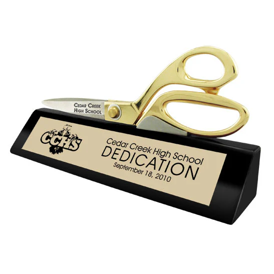 9-1/2" Ceremonial Scissors Piano Finish Wedge Stand - Image 6