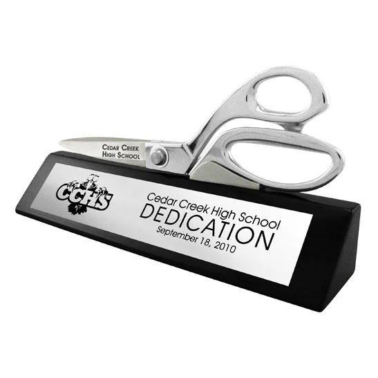 9-1/2" Ceremonial Scissors Piano Finish Wedge Stand - Image 8