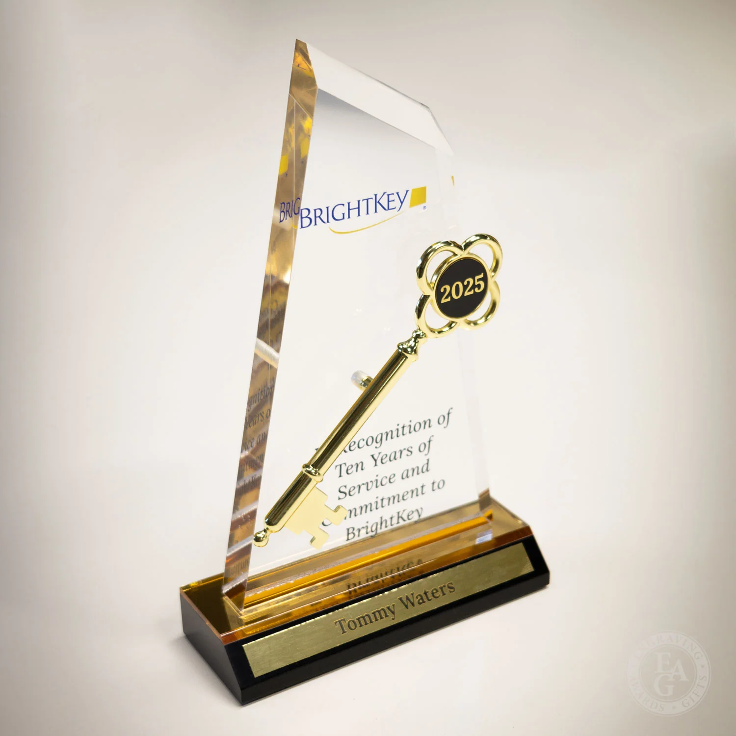 Ceremonial Acrylic Key Award - Image 12