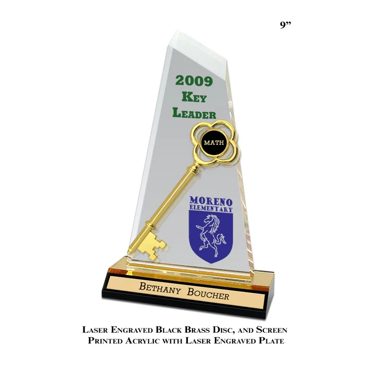 Ceremonial Acrylic Key Award - Image 6