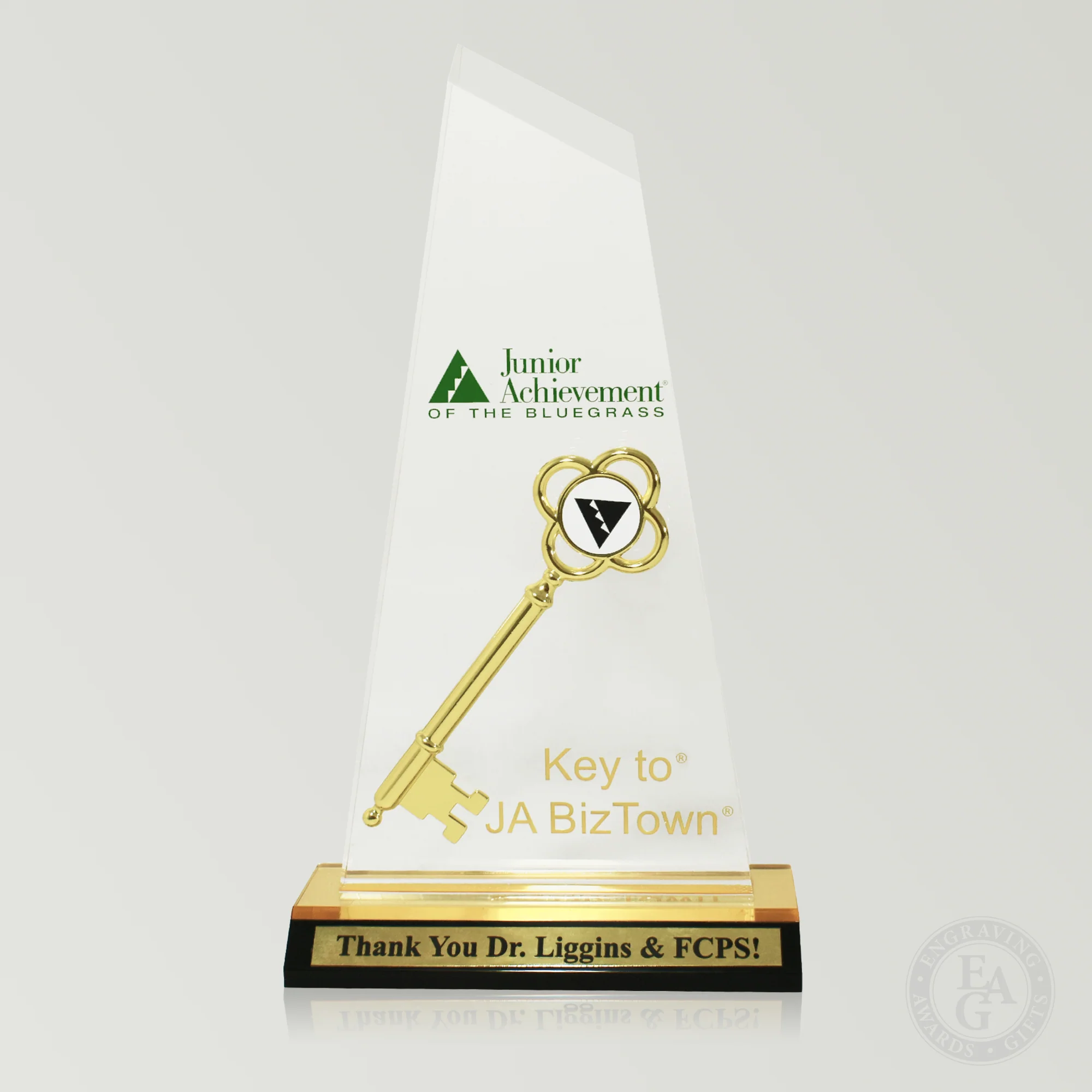Ceremonial Acrylic Key Award - Image 9