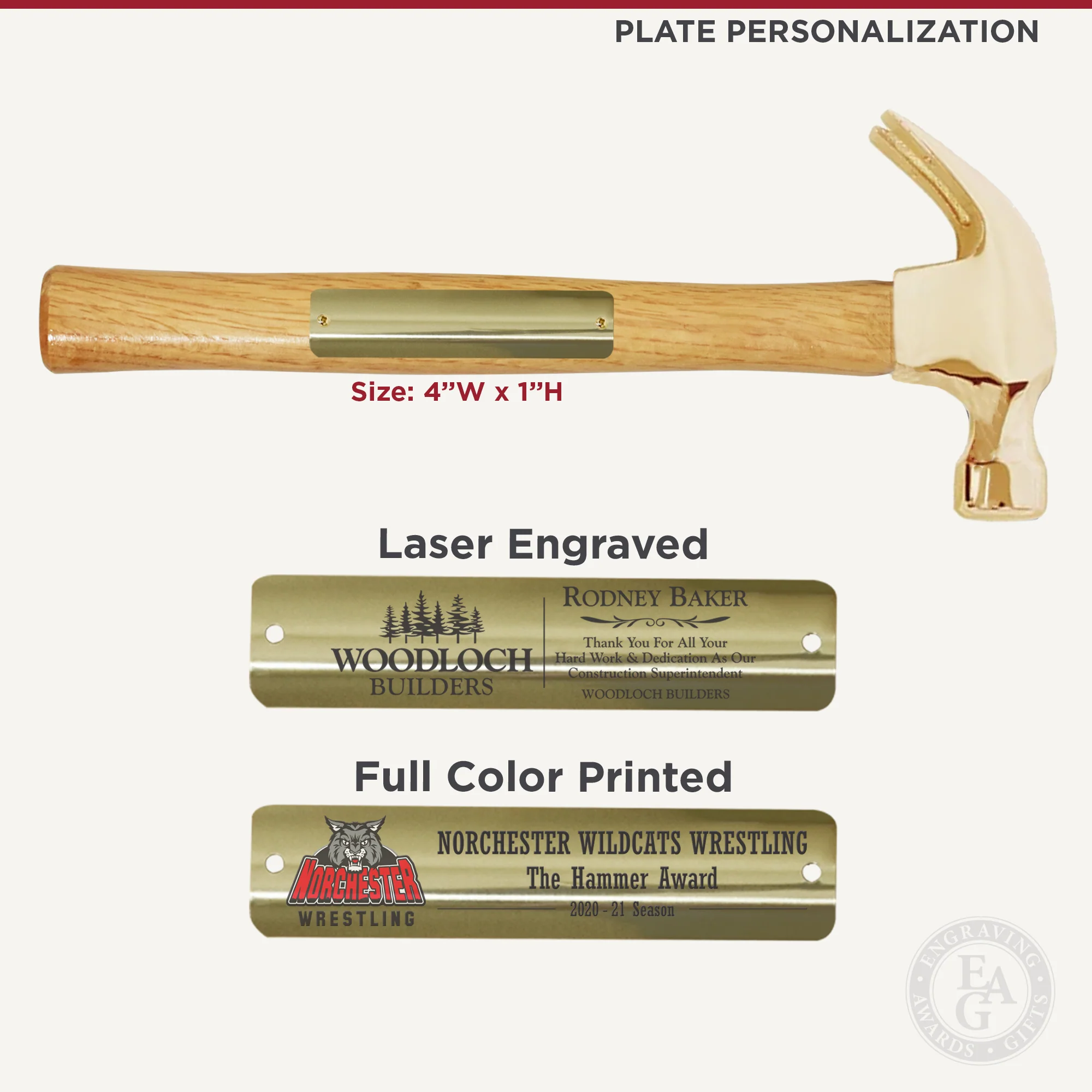 Ceremonial Gold Plated Hammer - Image 13