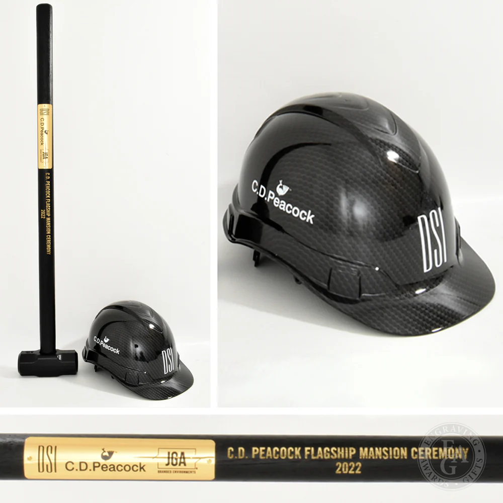 Ceremonial Hard Hat - Graphite Pattern - Image 15