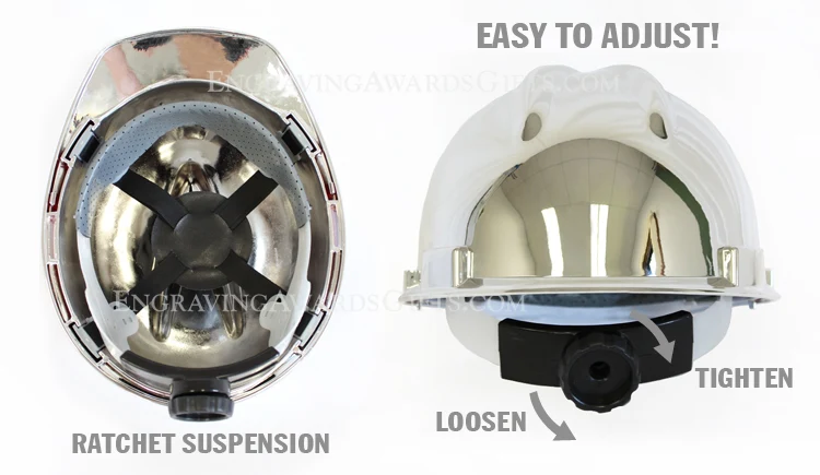 Chrome Plated Ceremonial Hard Hat - Image 20