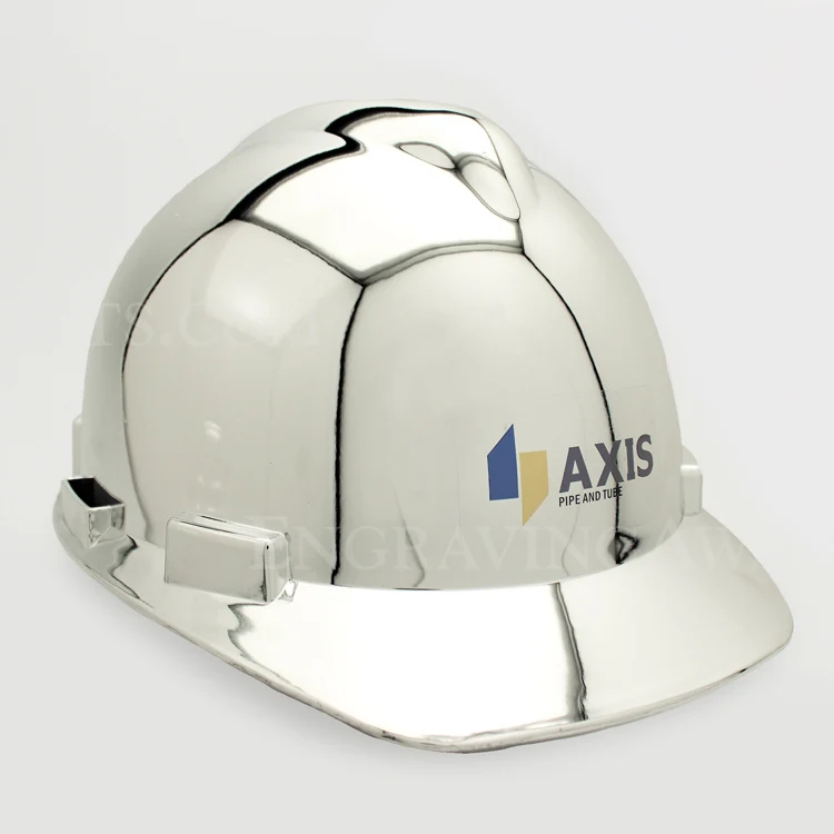Chrome Plated Ceremonial Hard Hat - Image 21