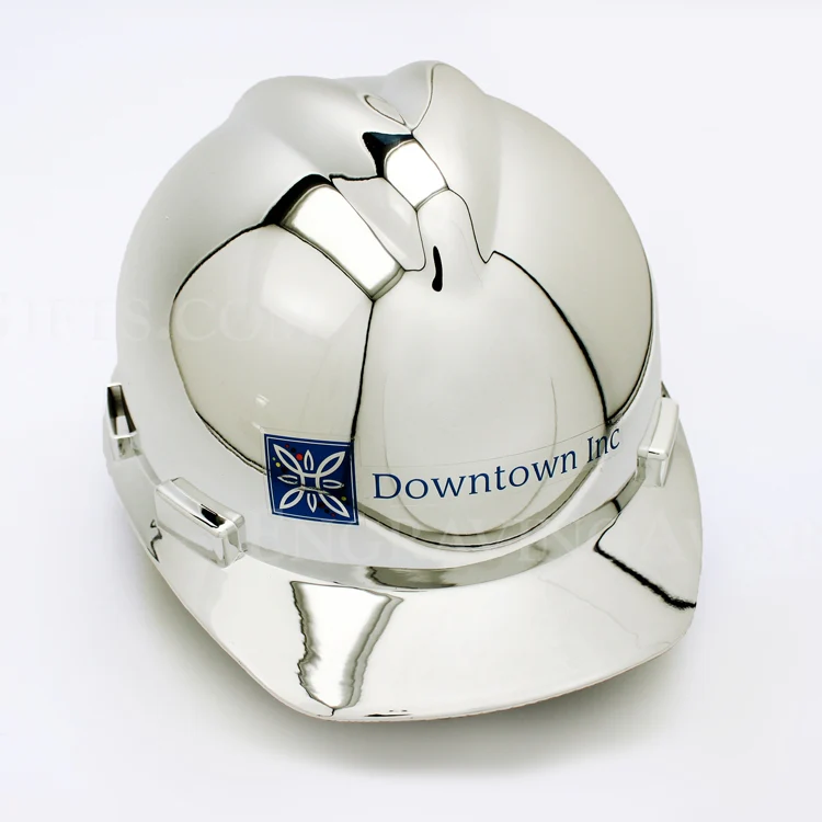 Chrome Plated Ceremonial Hard Hat - Image 22
