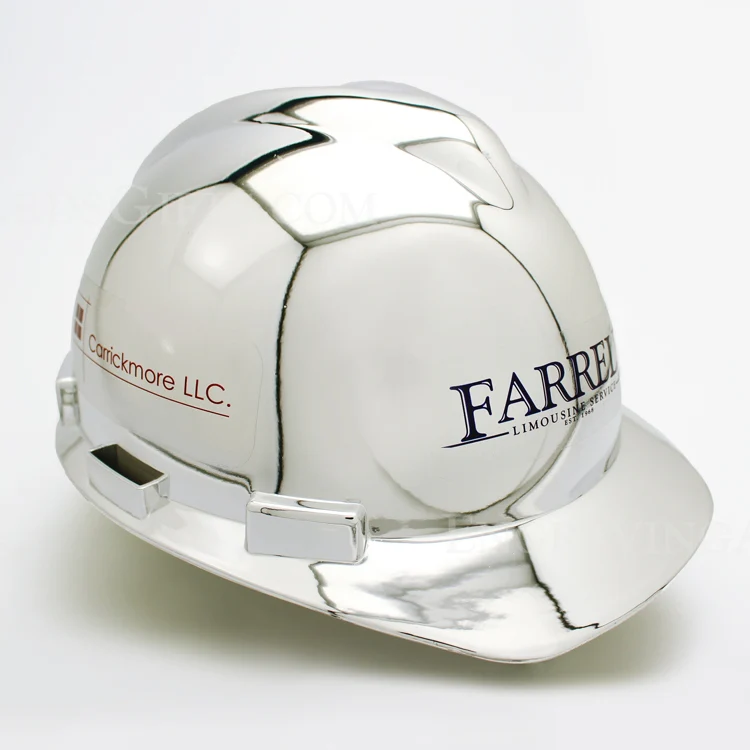 Chrome Plated Ceremonial Hard Hat - Image 23